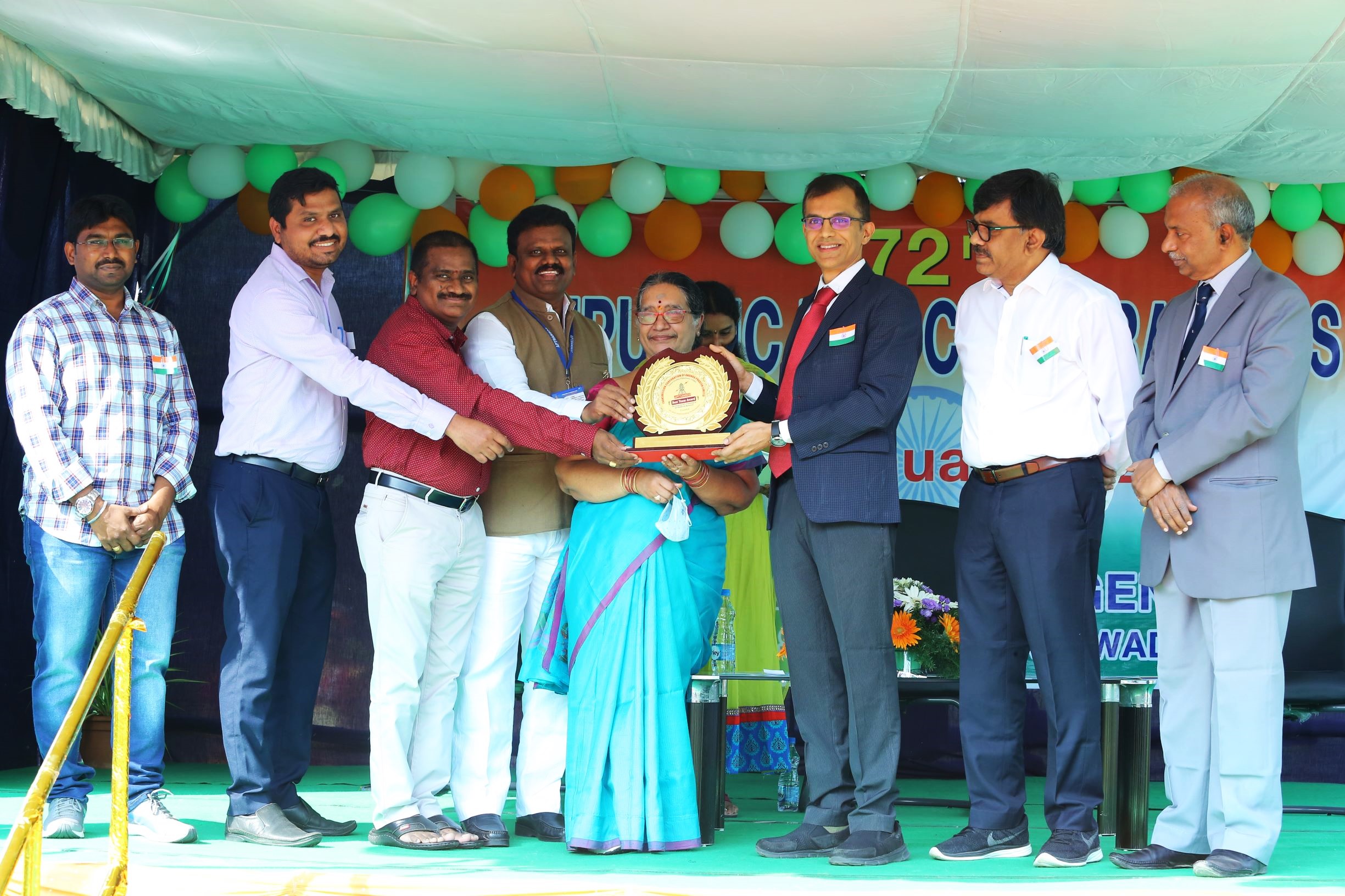 Best team award developing GIS planning of APTRANSCO Network.JPG